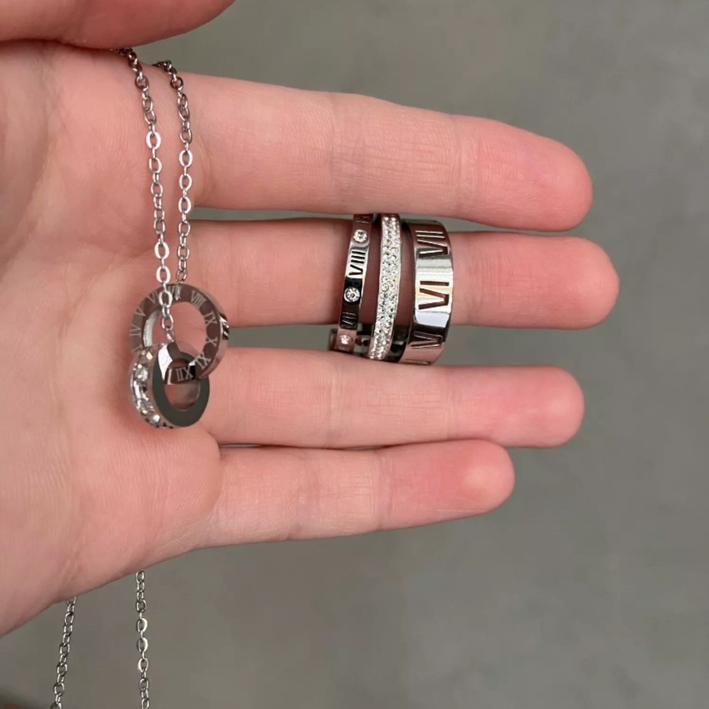 Dainty Numerals  Fashion Buckle Designer Casual Chic Necklace Basic Layered - Picture 6 of 16